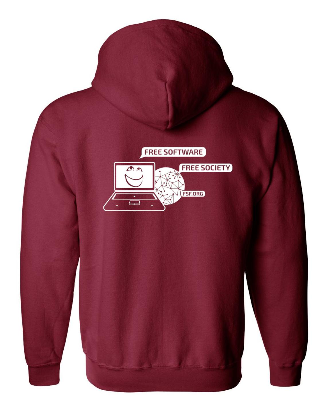 The back of the FSFS hoodie