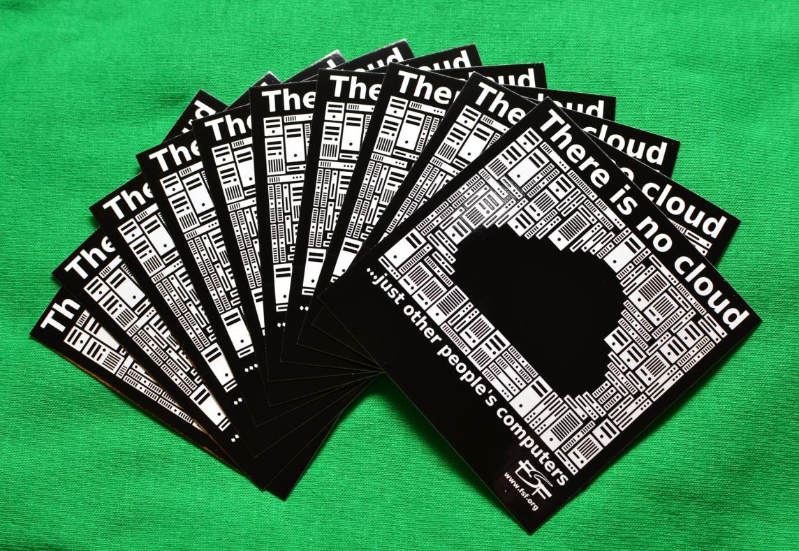 An array of No Cloud stickers
