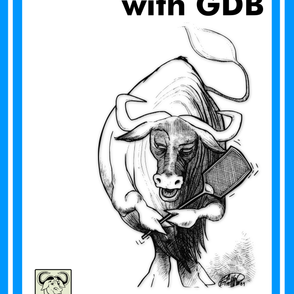 A gnu holding a fly swatter